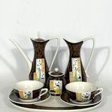 Mid-century ceramic teapot set by Alfa Ceramiche, Italy 1950s