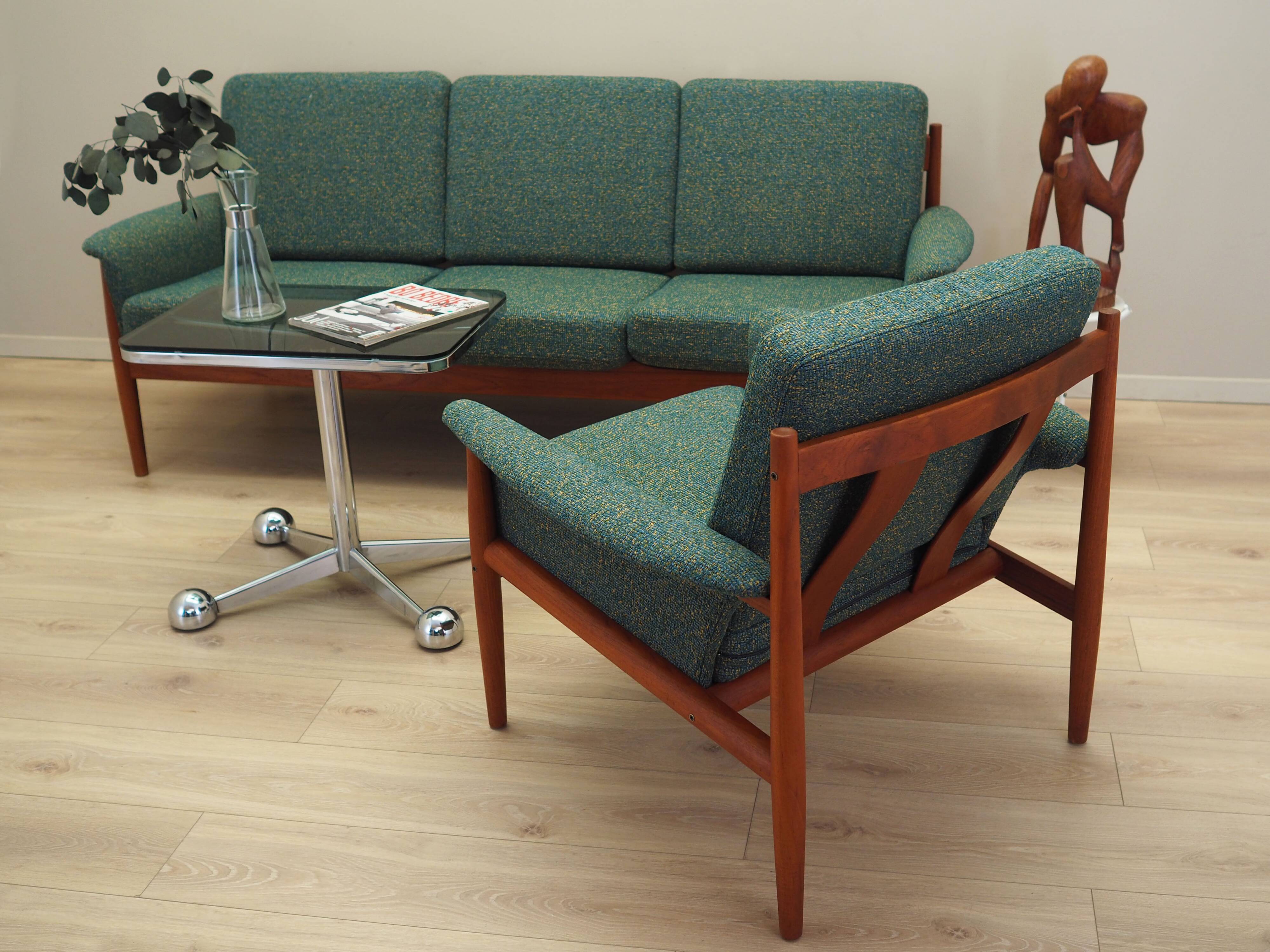 Lounge suite, Danish design, 1960s, Grete Jalk, manufacturer: France & Søn