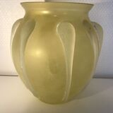 Vase Murano Scavo Coroso Seguso Glassware circa 1950