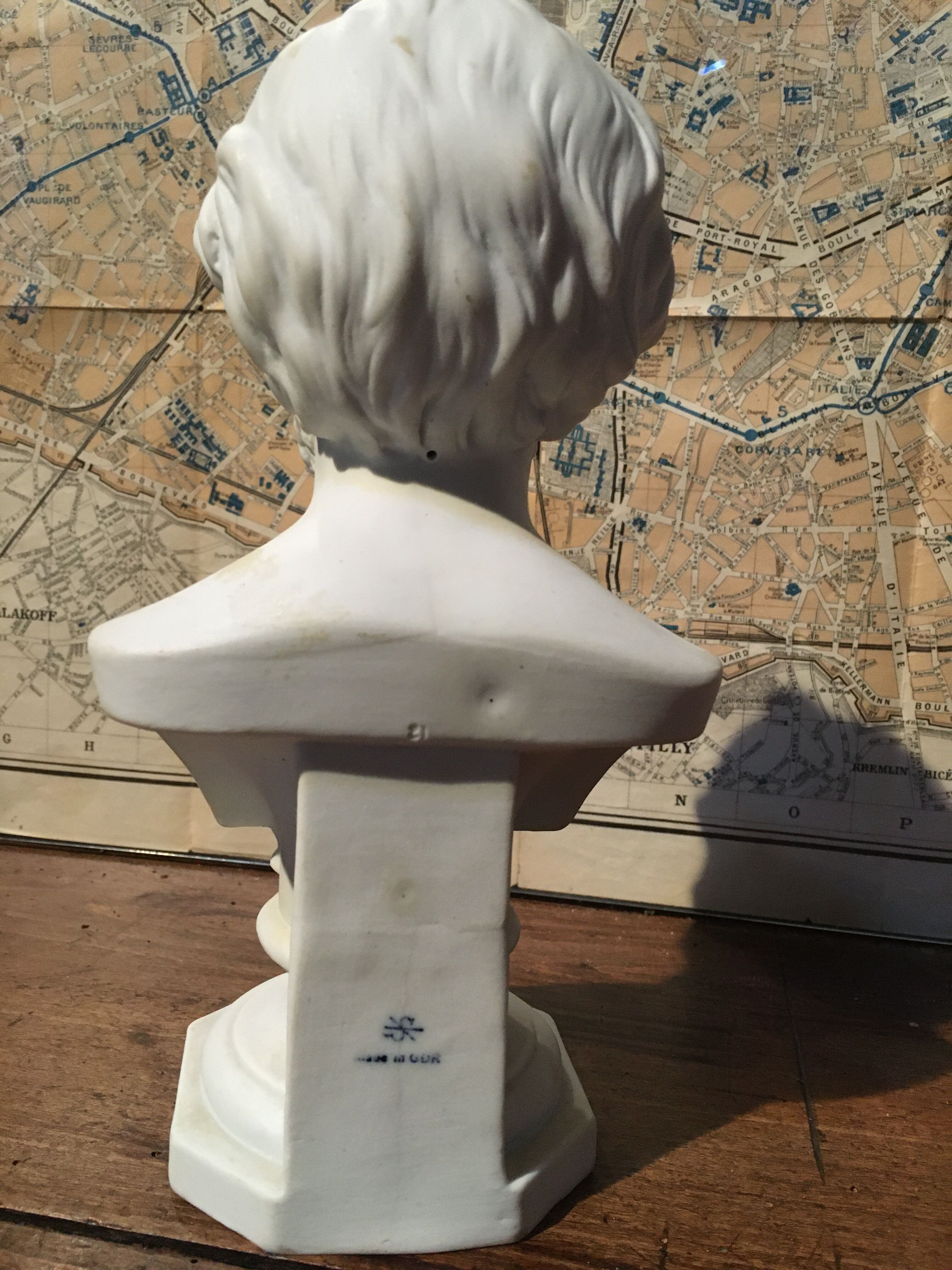 R.Wagner bust in platre