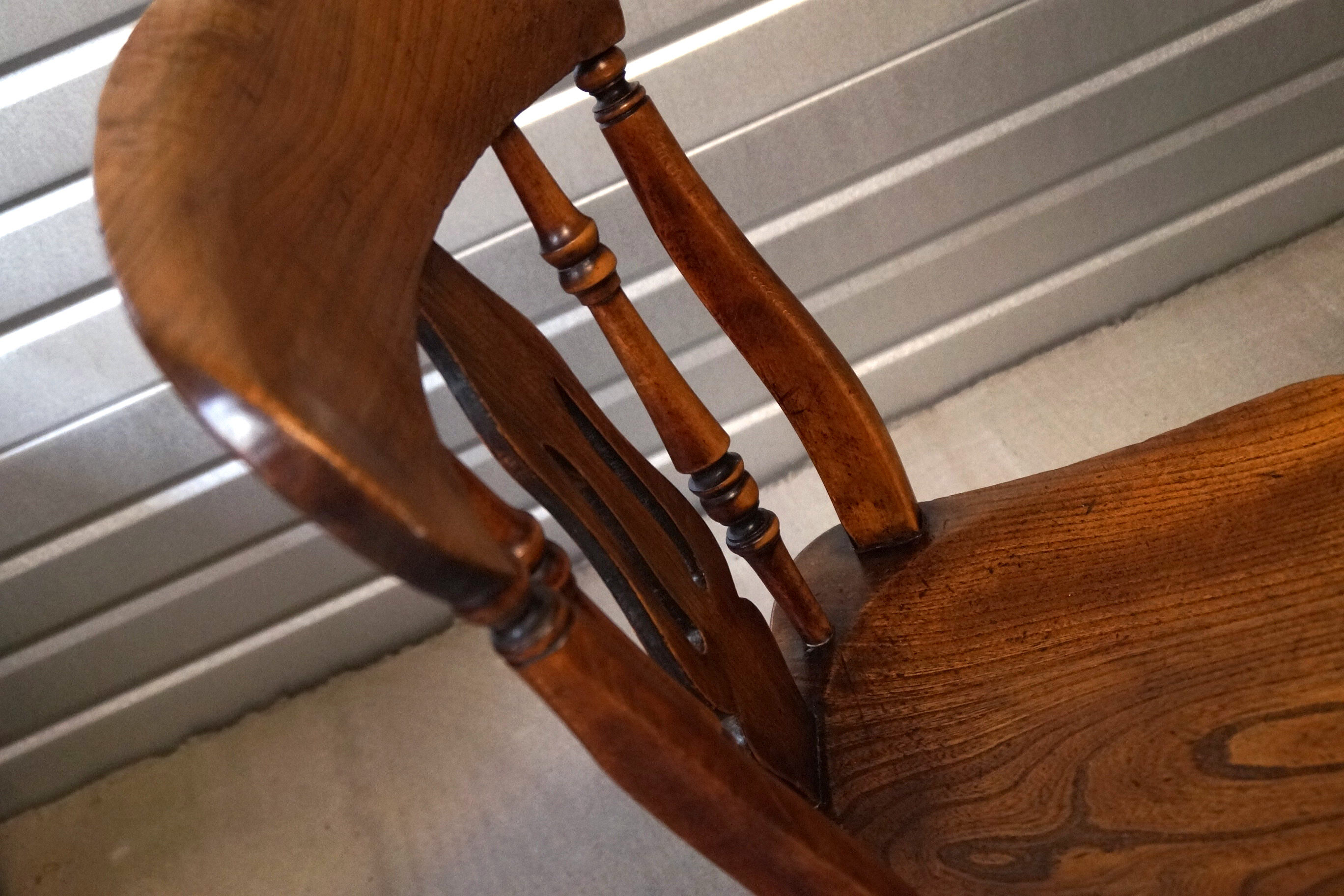Chaises de campagne en bois d'orme