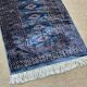 Pakistani handmade wool and silk rug - 1m85x63cm