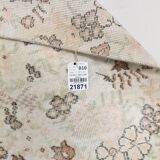 Tapis vintage en laine tapi beige 286x186