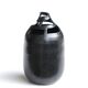 Black sculptural ceramic vase, 1970s
