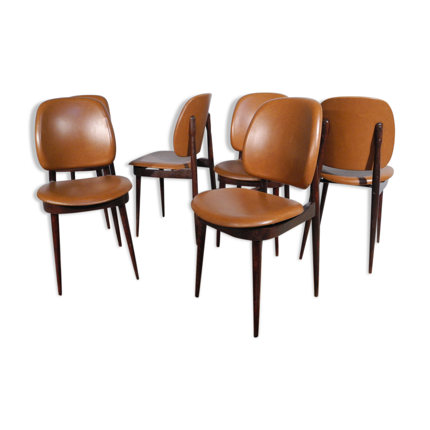 6 "pegase" chairs from Baumann