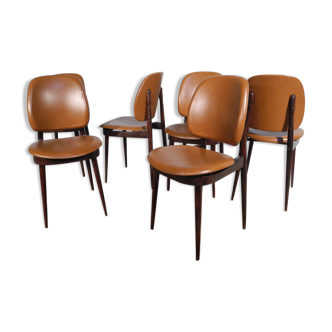 6 chaises "pégase" de chez Baumann