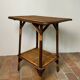 Wood and rattan table