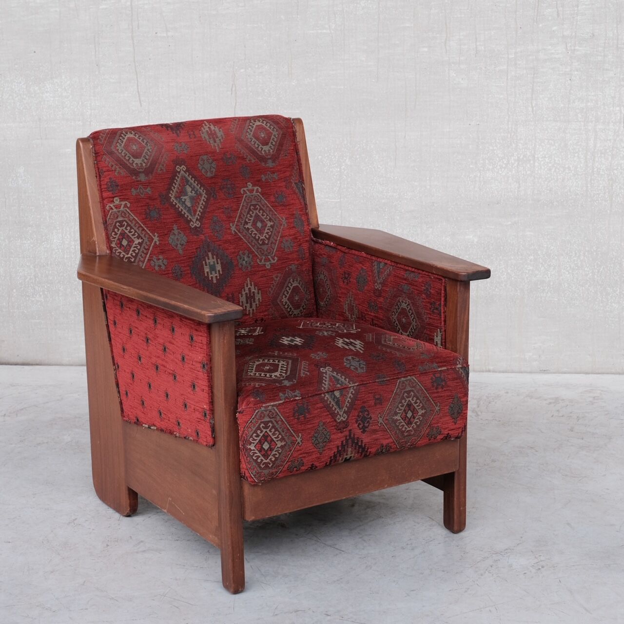 Pair of dutch art deco armchairs