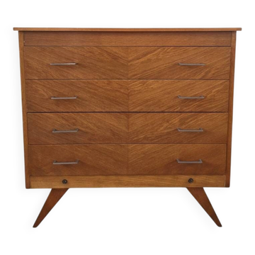 Commode vintage, pied compas