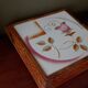 Faience tile trivia and Art Deco carved wooden tower