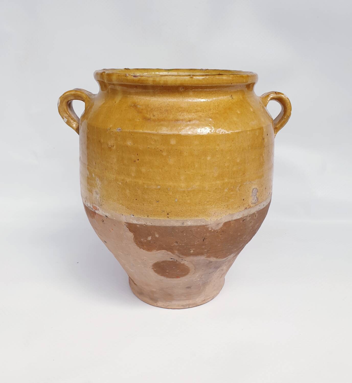 Antique glazed fat-candy pot