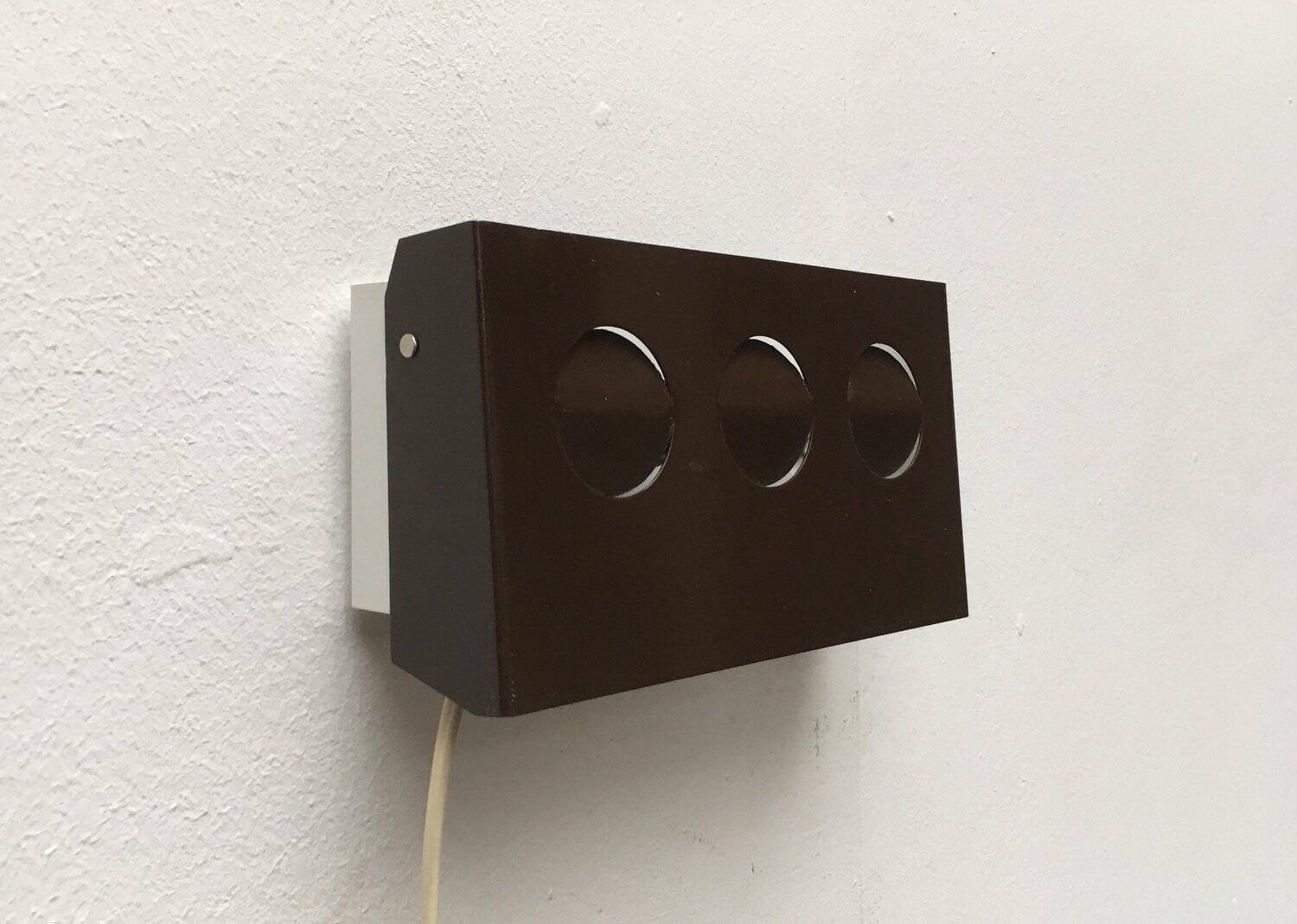 Lampe murale danoise vintage de l'ère spatiale de Hamalux