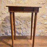 High bamboo bedside table