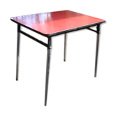 Vintage red formica table 60