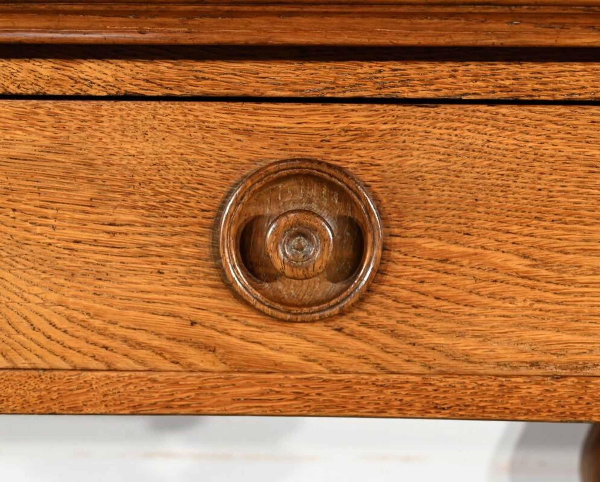 Sideboard at waist height, oak console, Louis Philippe style, 2nd part of the 19th century.