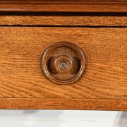 Sideboard at waist height, oak console, Louis Philippe style, 2nd part of the 19th century.