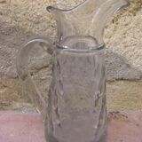 Glass cider pitcher, norman work xix-th