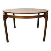 Table vintage en teck convertible