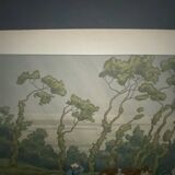 Lithographie par Henri Rivière L'Averse - La Féérie des Heures