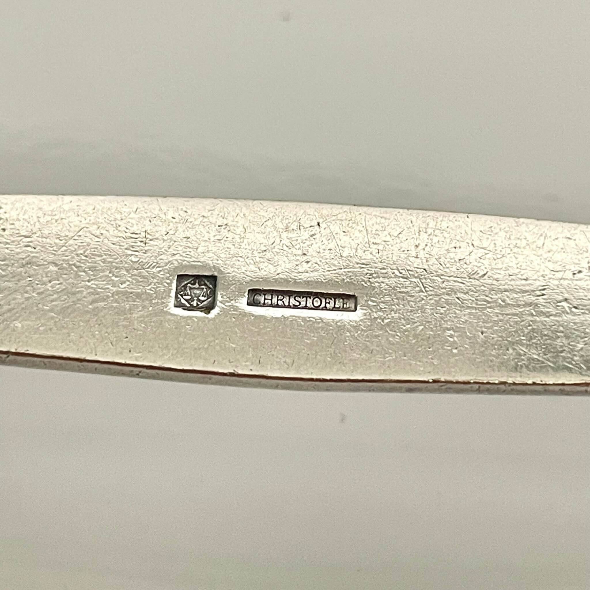 5 knife rests, "Chrysanthemum" model, from Maison Christofle