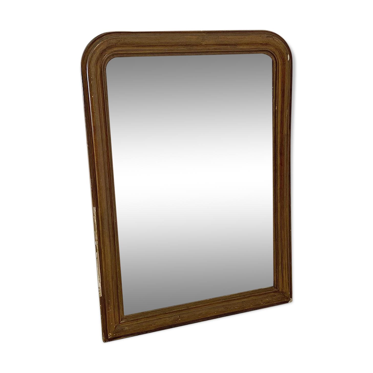 Louis Philippe mirror in wood and varnished stucco