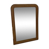 Louis Philippe mirror in wood and varnished stucco