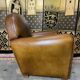 Club armchair in leather house grange