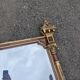 Large antique mirror 144 cm in Empire style - Trumeau or fireplace mirror