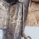 African mask from Mali of the N'Tomo tribe of Marka covered in engraved brass.