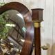 Empire hairdresser from the 19th century in mahogany with a marble top.
