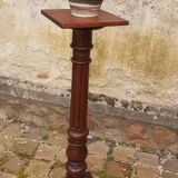 Napoleon III Style Stained Wood Column