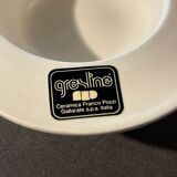 Vintage table service franco pozzi gresline, ceramic italian design 1960