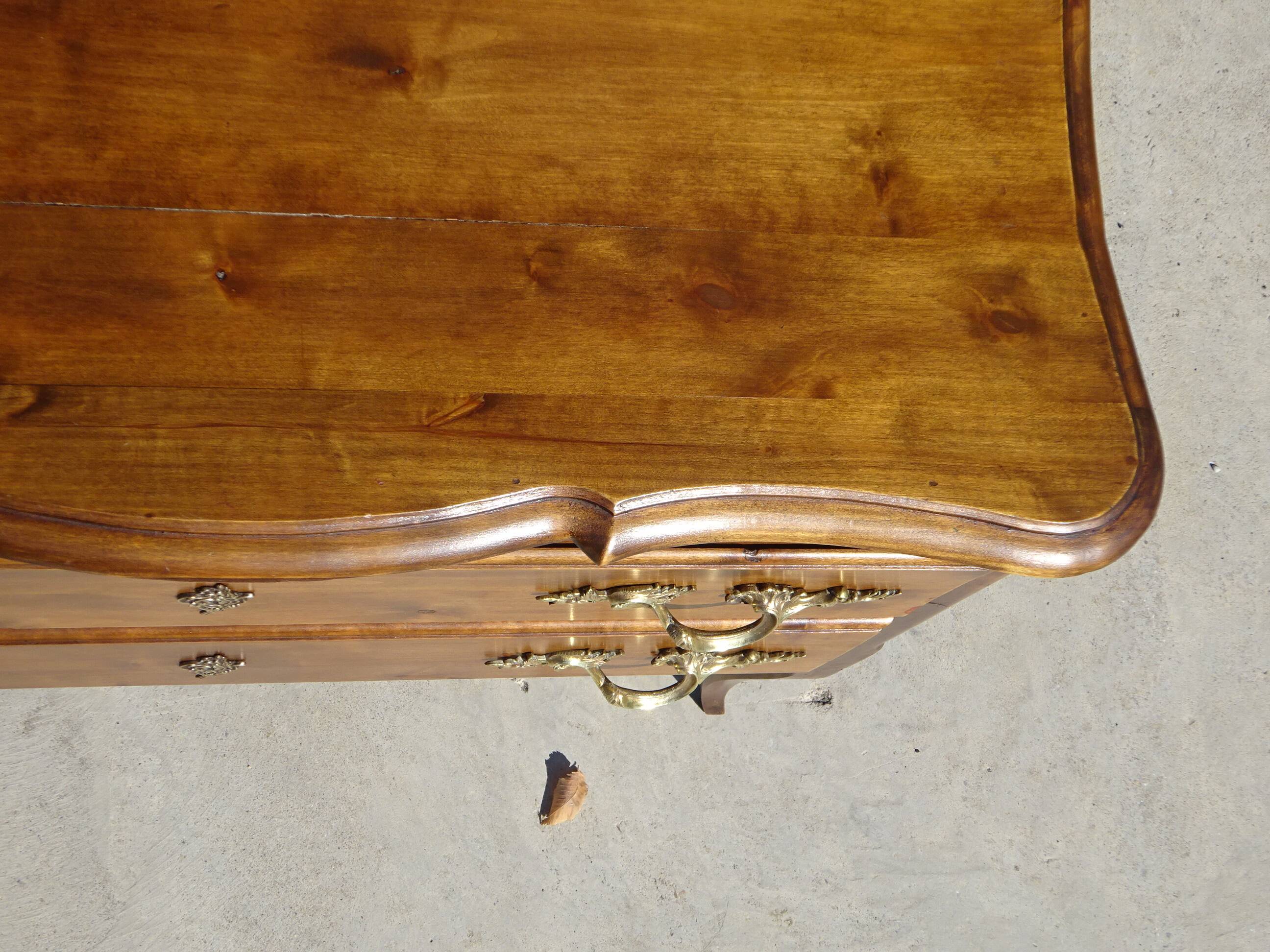 Commode 2 tiroirs de style Louis XV