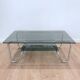 Smoked glass coffee table