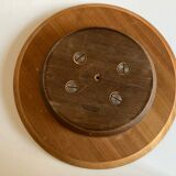 Mid-century modern turntable in solid teak