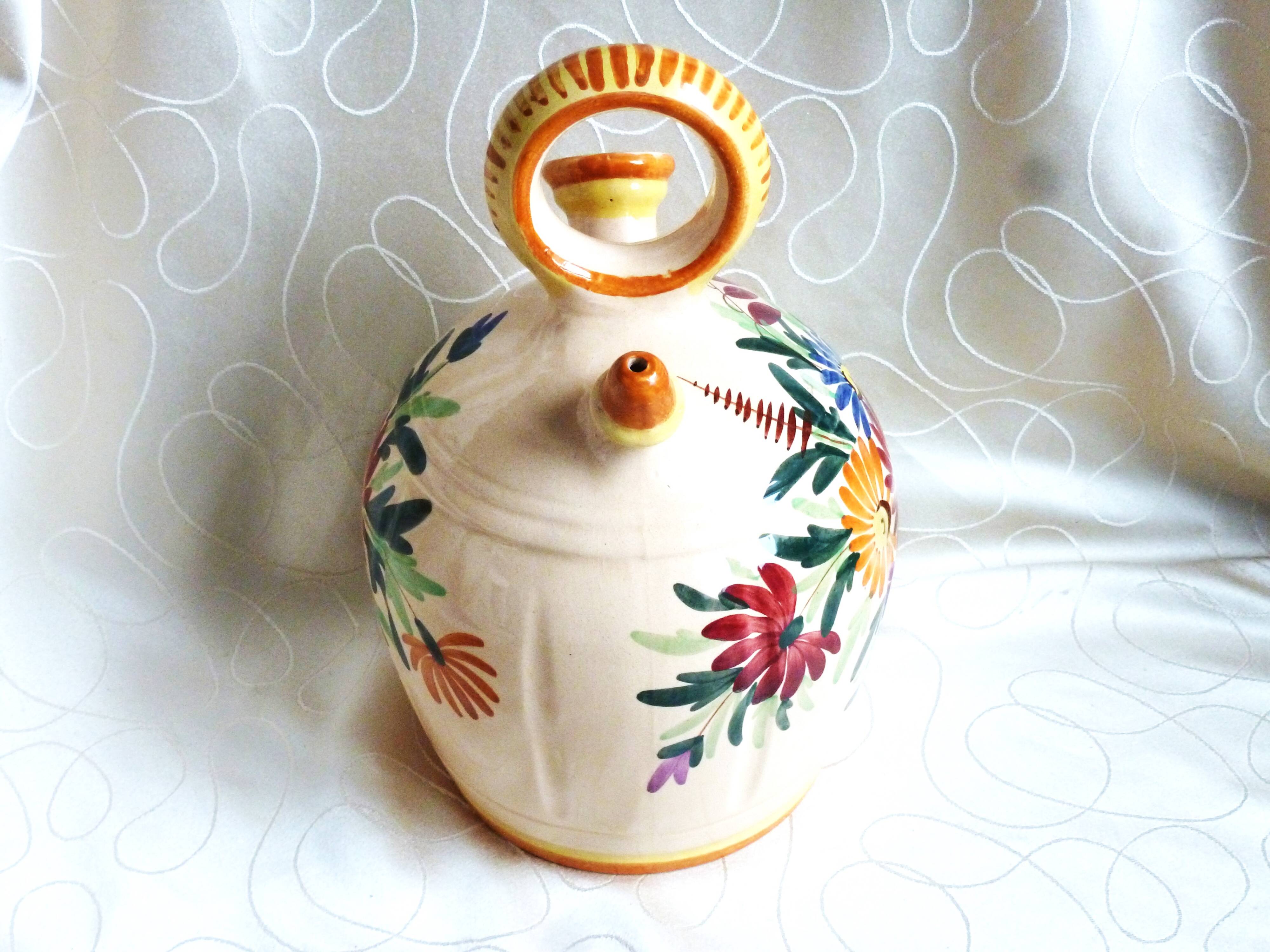 Vintage jug, handmade pint jug, home decor