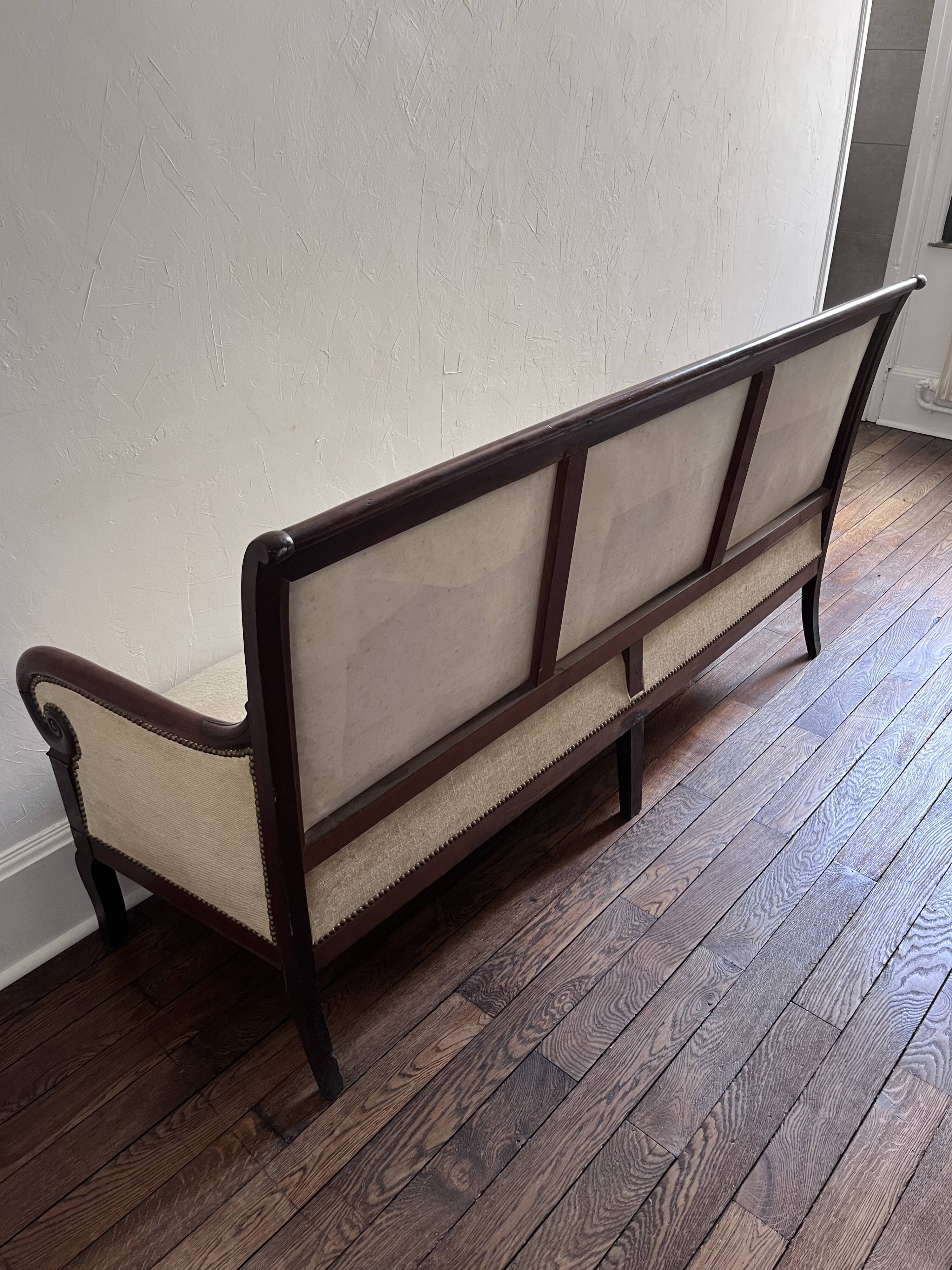 Mahogany bench