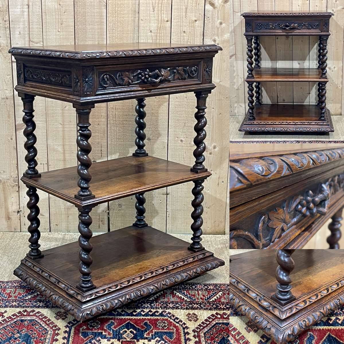 Henry II console in oak early 20th century