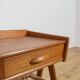 Mid-Century Teak and Rattan Console Table by Søren Rasmussen, Denmark, 1960