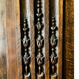 Entrance wardrobe in oak and walnut