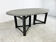 Table à manger ovale dans le style de Jan Vlug, années 1970.