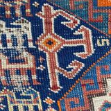 Tapis ancien caucasien chirwan du 19eme siècle 115x176cm