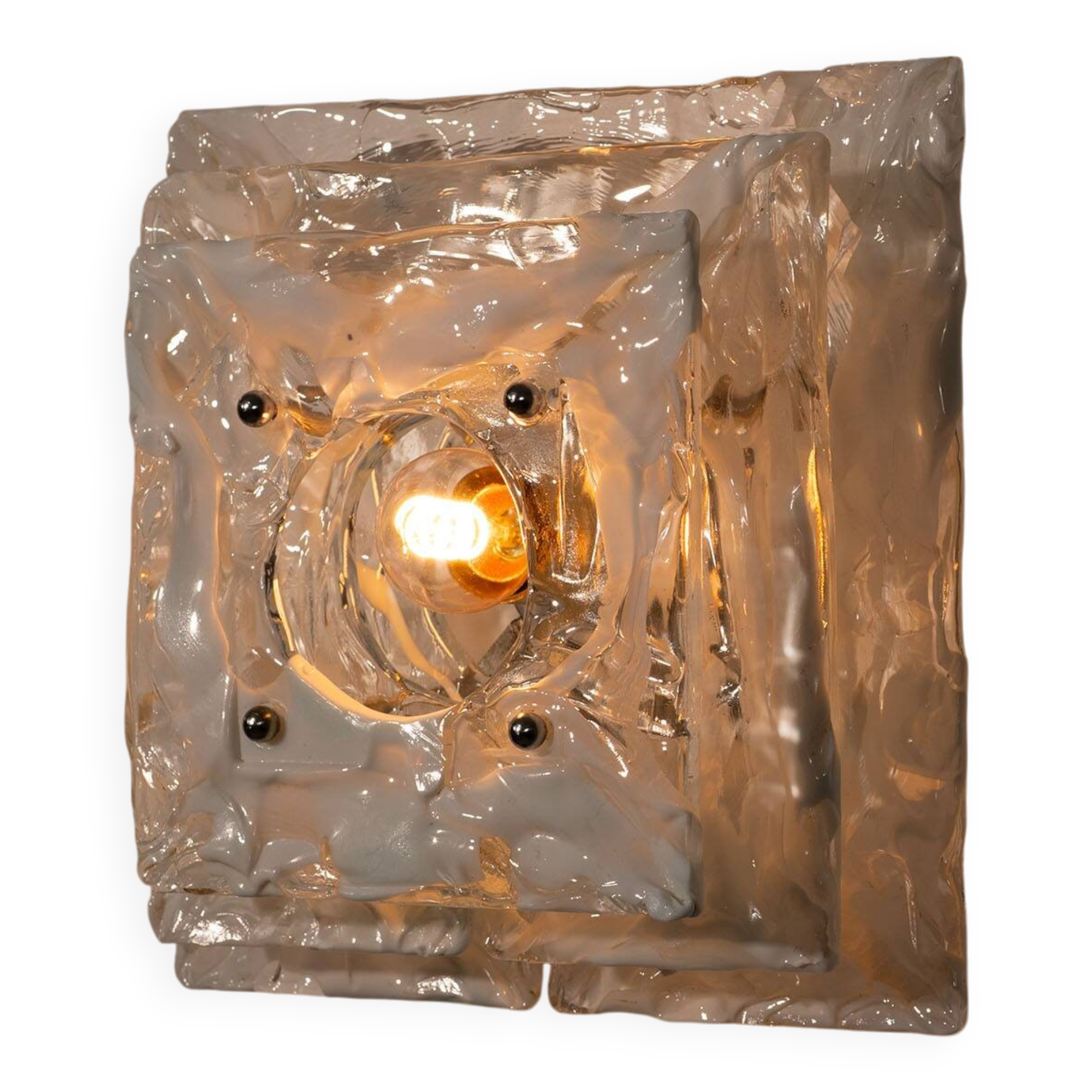 Applique en verre de Murano Carlo Nason, années 1970