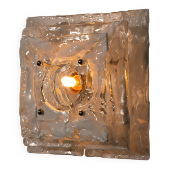 Carlo Nason Murano glass wall lamp, 1970s