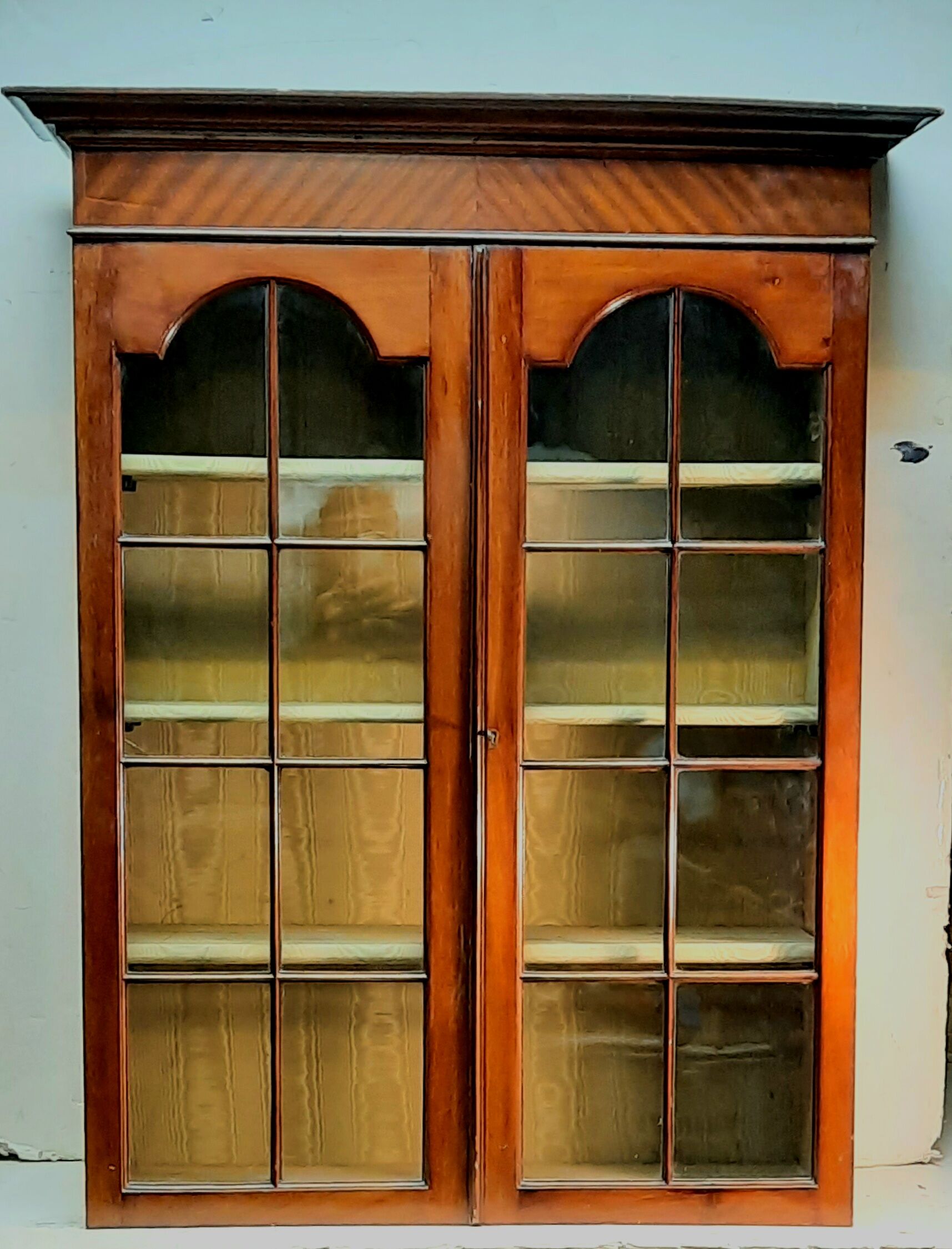 Vitrine anglais en acajou