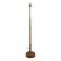 Scandinavian floor lamp in teak and metal, Sweden, 1960