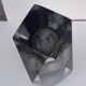 Glass vase Sommerso Murano of the 70s 21cm
