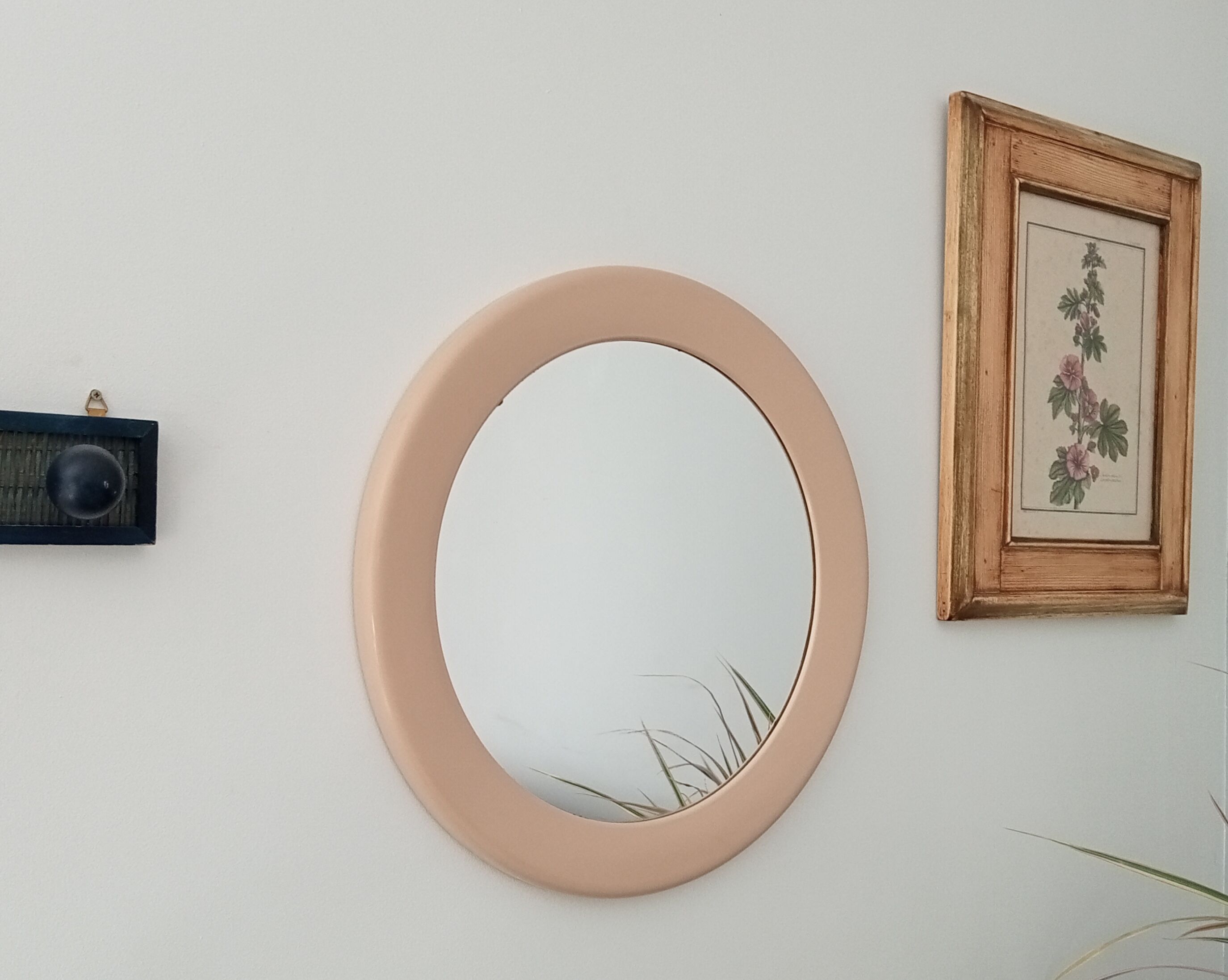 Vintage round mirror 45cm