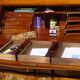 Secretary in solid cherry wood in Louis XV style.