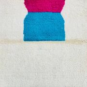 Handmade pure wool rug, size 100 x 200 cm